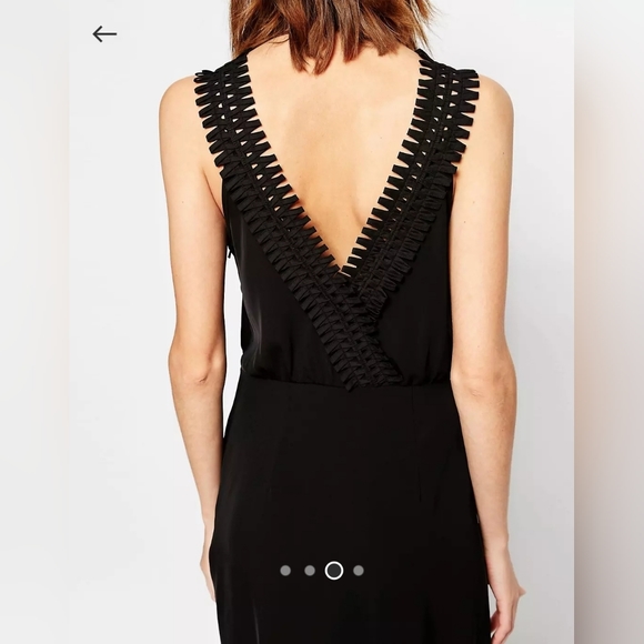 ASOS Warehouse Criss Cross Midi Dress - Picture 6 of 6